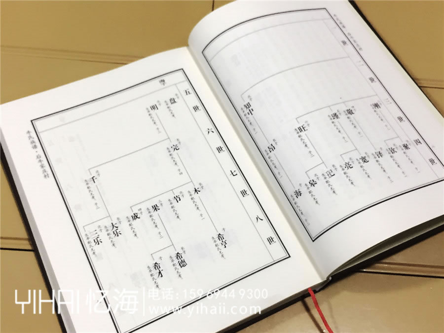 憶海文化族譜家譜制作設(shè)計，家譜制作應(yīng)該有哪些內(nèi)容