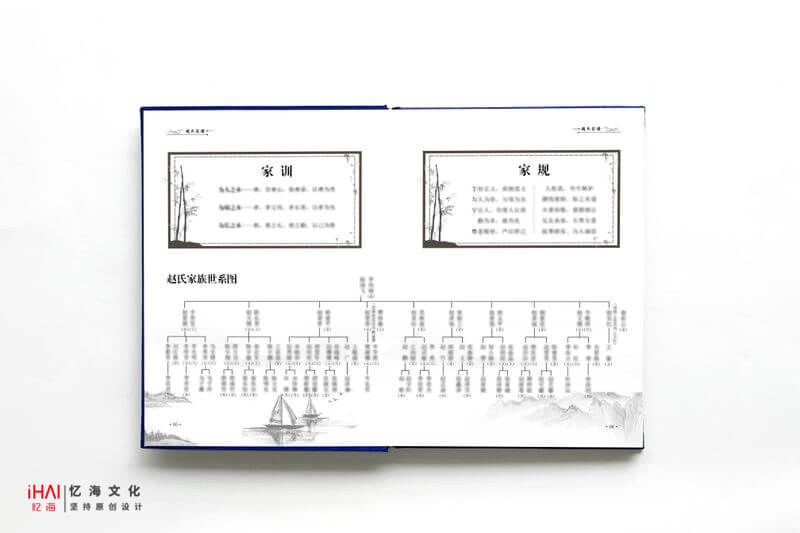 趙氏家譜印刷制作