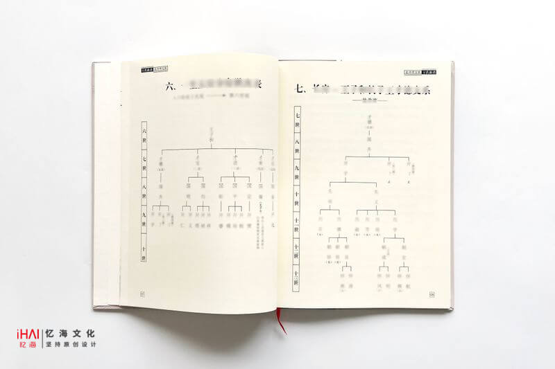 定制設(shè)計(jì)一本王氏家譜