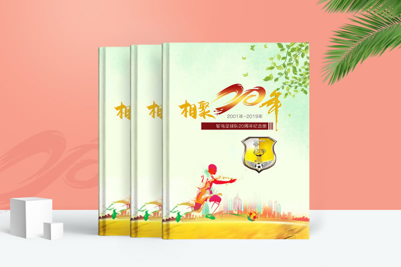 團隊20周年聚會紀念冊設計制作-團體活動聚會紀念冊定制