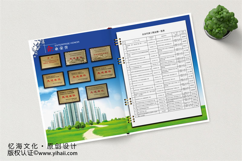 昆明憶海文化-企業(yè)周年相冊(cè)制作-市政工程企業(yè)紀(jì)念冊(cè)設(shè)計(jì)