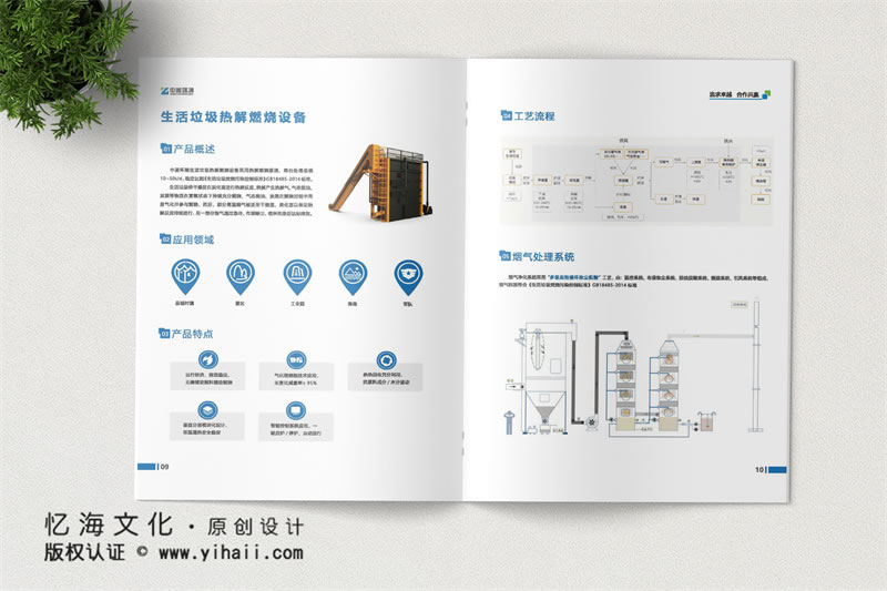 昆明憶海文化-環(huán)境污水處理設(shè)備宣傳畫冊制作