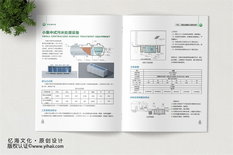 昆明憶海文化-環(huán)境科技公司畫冊制作-污水垃圾處理企業(yè)畫冊設(shè)計